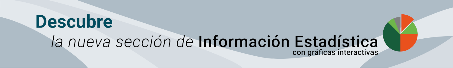 Descubre la nueva seccin de Informacin Estadstica con grficas interactivas.